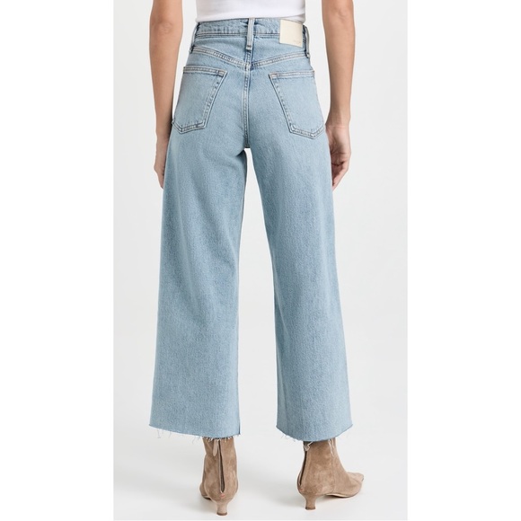 Rag & Bone Andi High-Rise Ankle Wide-Leg Jeans In Cecilia Size 27 - Picture 3 of 13